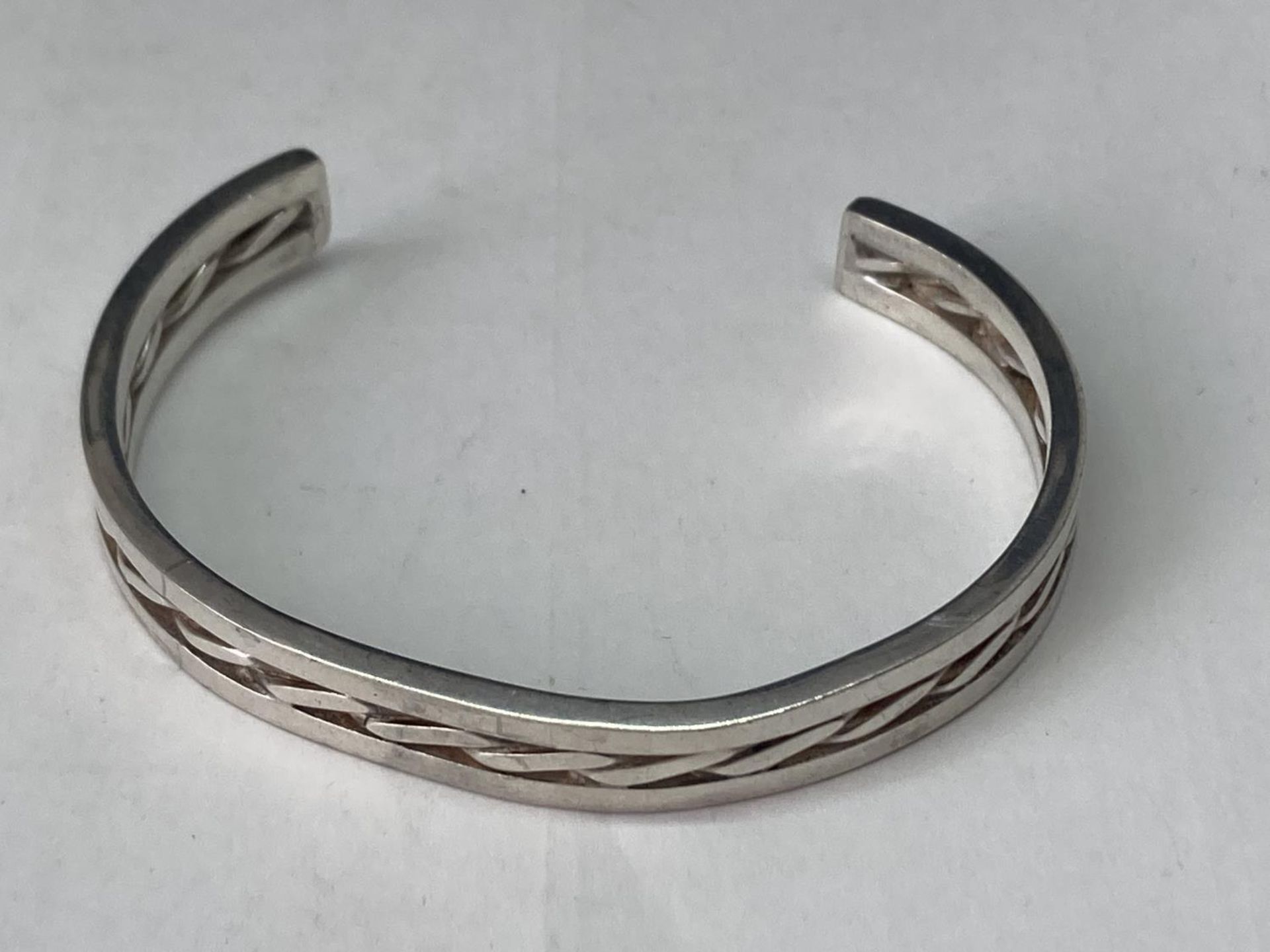 TWO SILVER BANGLES - Image 8 of 10