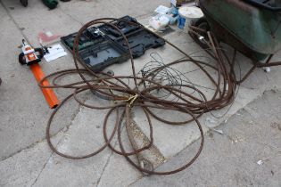 A HEAVY DUTY TOWING WIRE ROPE