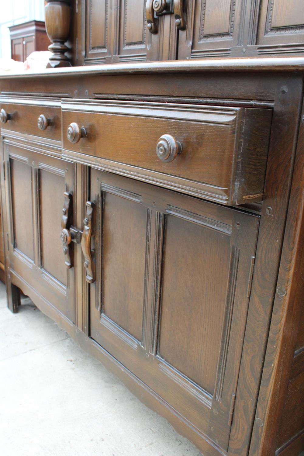 AN ERCOL BLUE LABEL COURT CUPBOARD - 48" WIDE - Image 3 of 4