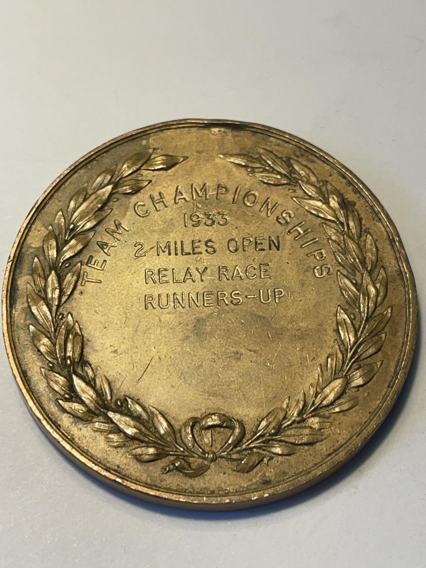 A BRONZE ROYAL AIR FORCE ATHLETICS MEDAL - Image 2 of 2