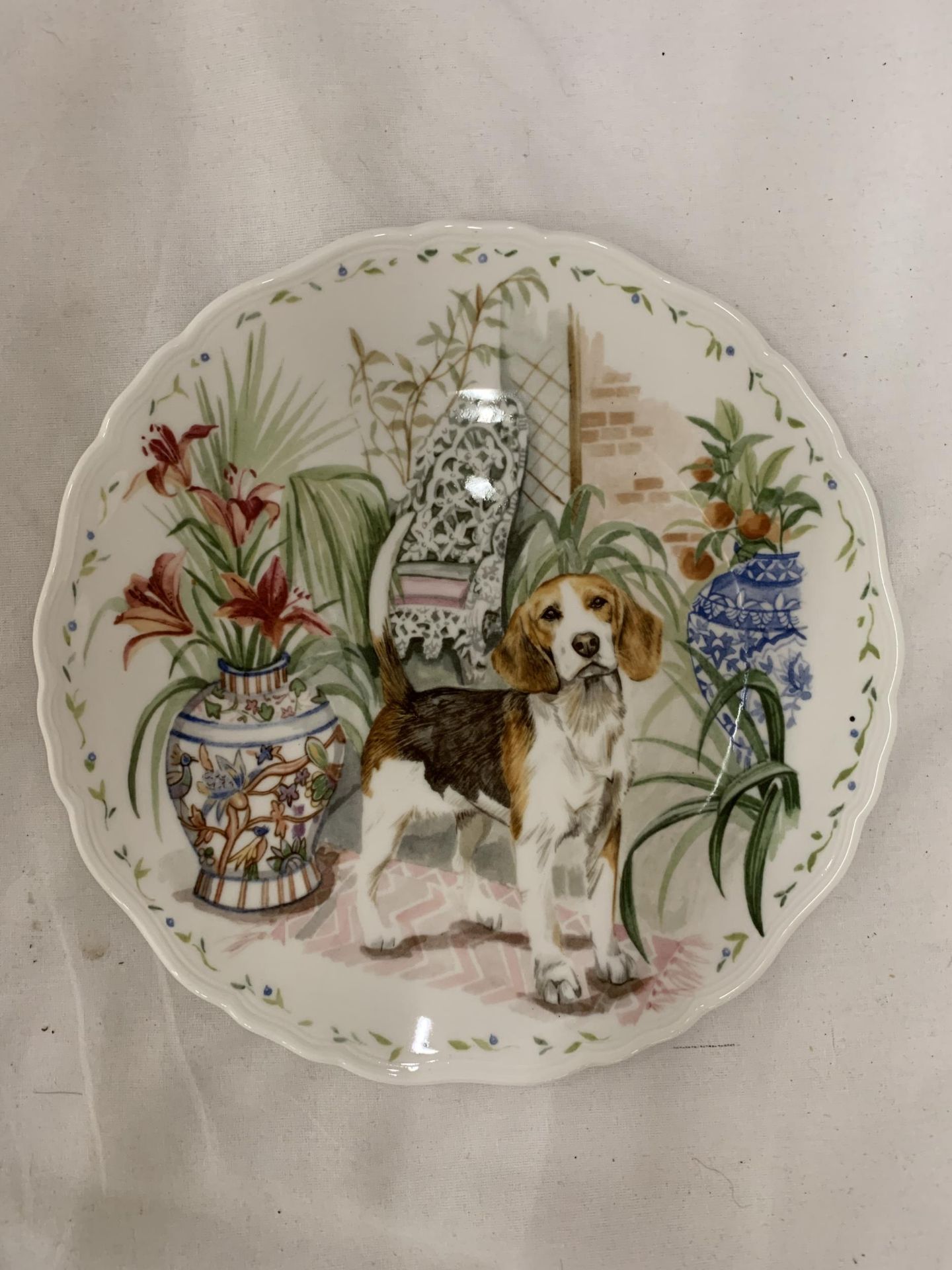 FOUR ROYAL ALBERT, 'MAN'S BEST FRIEND', CABINET PLATES - Image 5 of 9