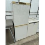 A WHITE EXPRESS COOL UPRIGHT FRIDGE FREEZER