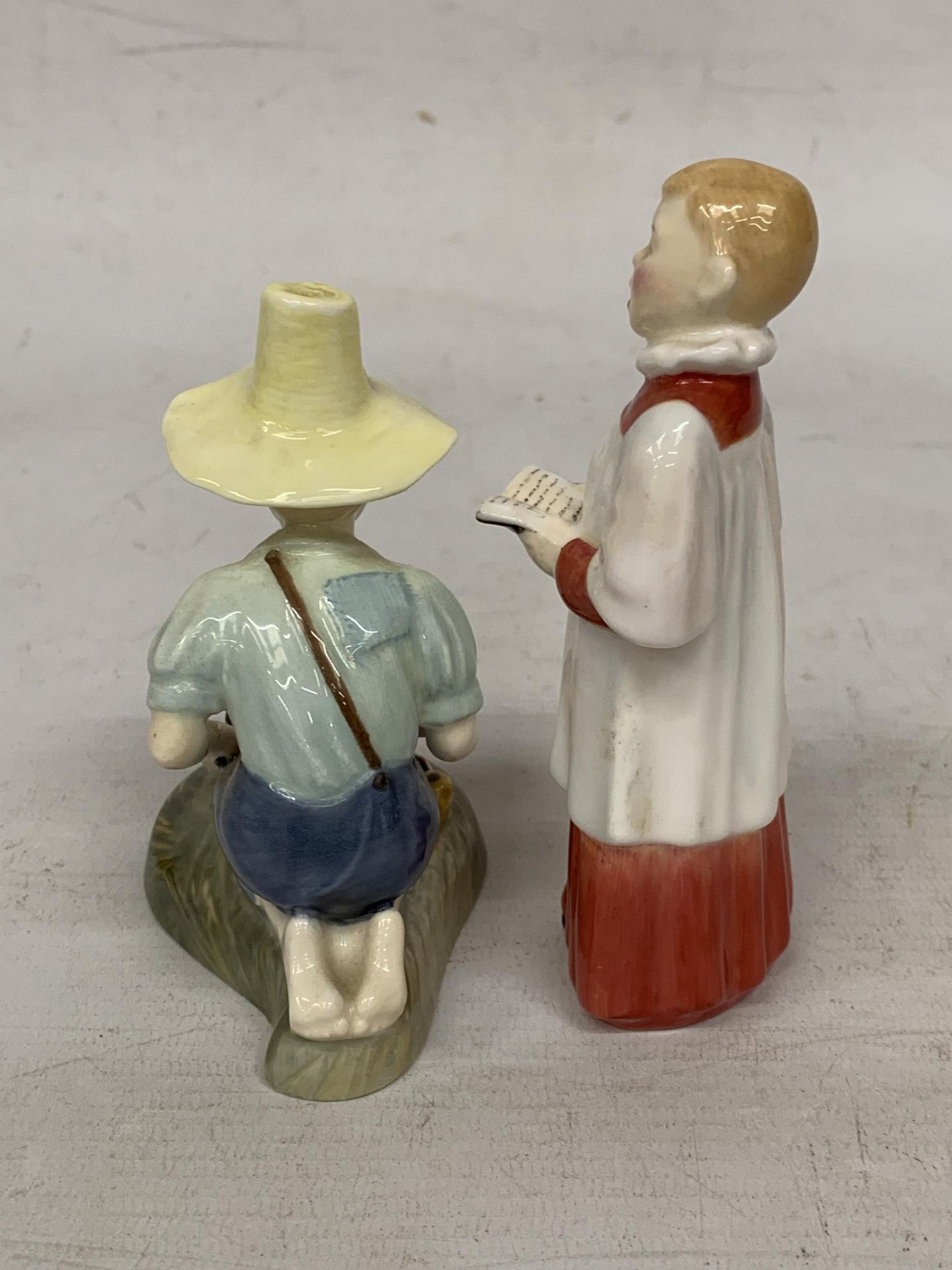 TWO ROYAL DOULTON FIGURES "RIVER BOY" HN 2126 AND "CHOIR BOY" HN 2141 - Image 3 of 4