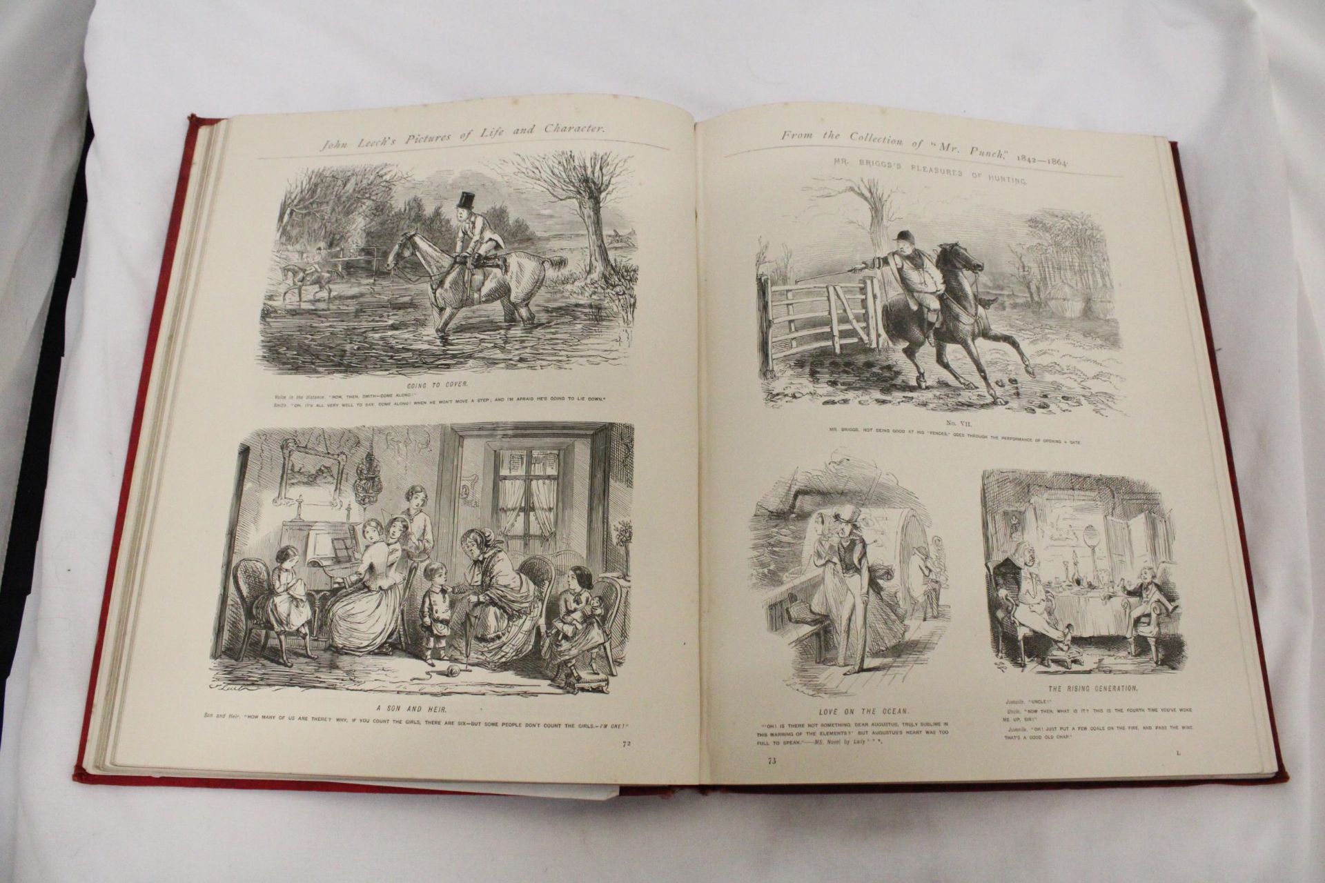 AN ANTIQUARIAN, 1886, COPY OF, JOHN LEECH'S PICTURES OF LIFE AND CHARACTER, FROM THE COLLECTION - Image 5 of 6