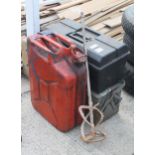 TOOL BOXES AND JERRY CAN NO VAT