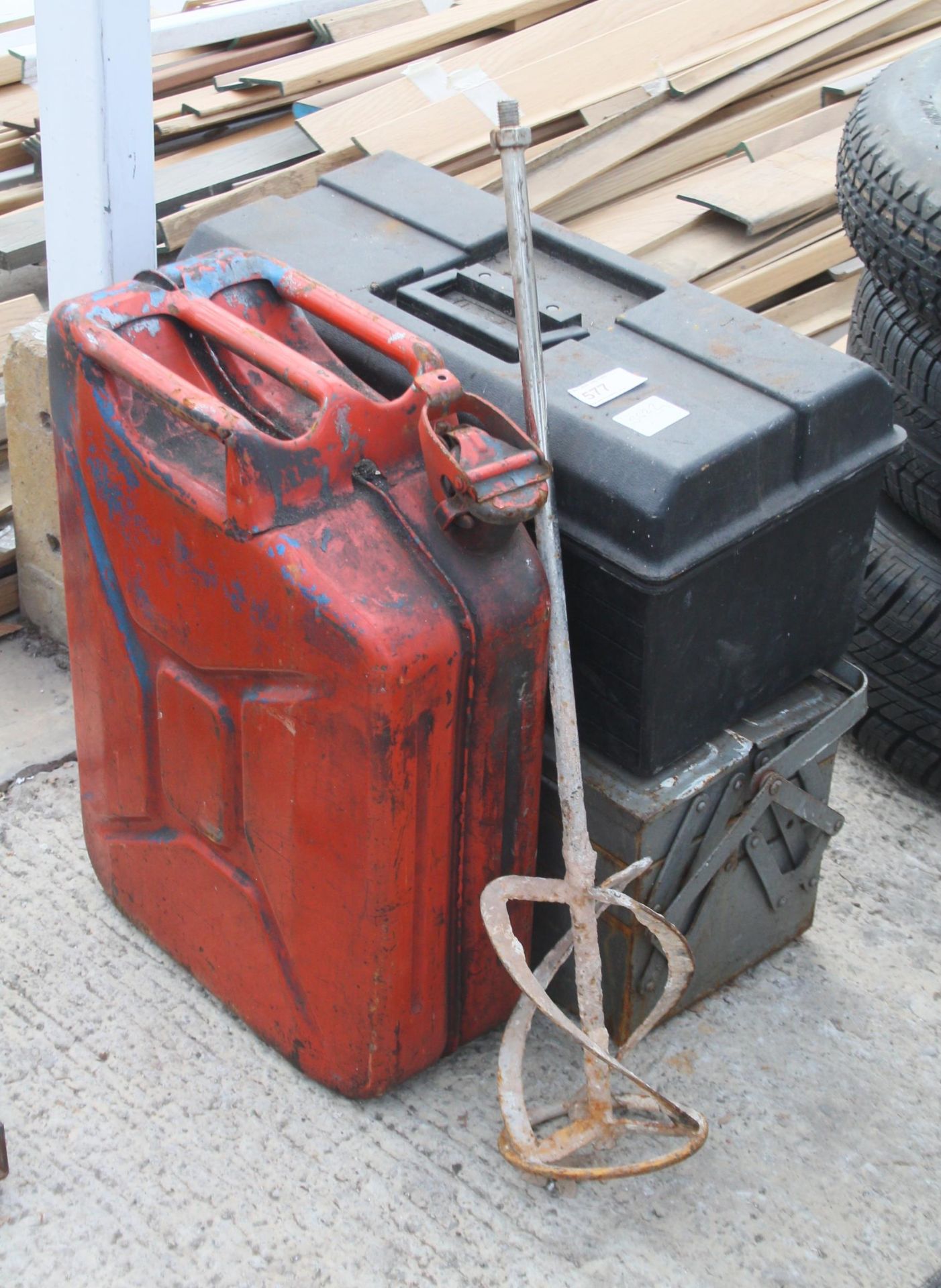 TOOL BOXES AND JERRY CAN NO VAT