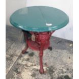 CAST IRON PUB TABLE NO VAT