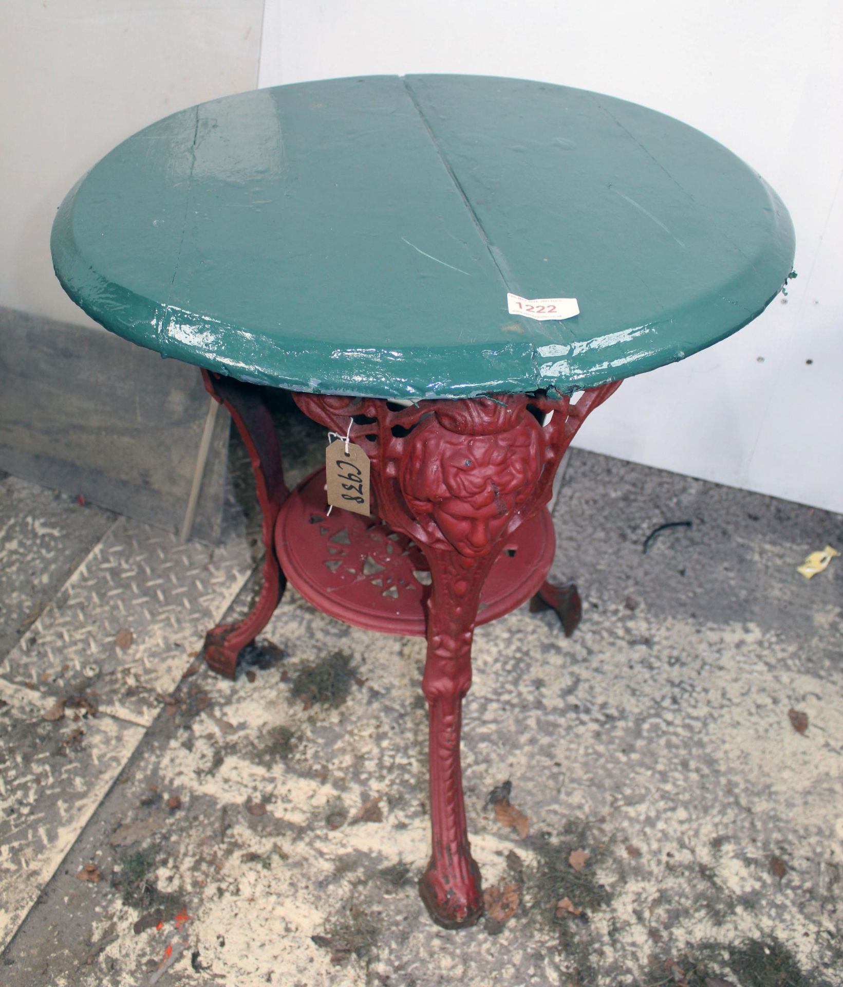 CAST IRON PUB TABLE NO VAT