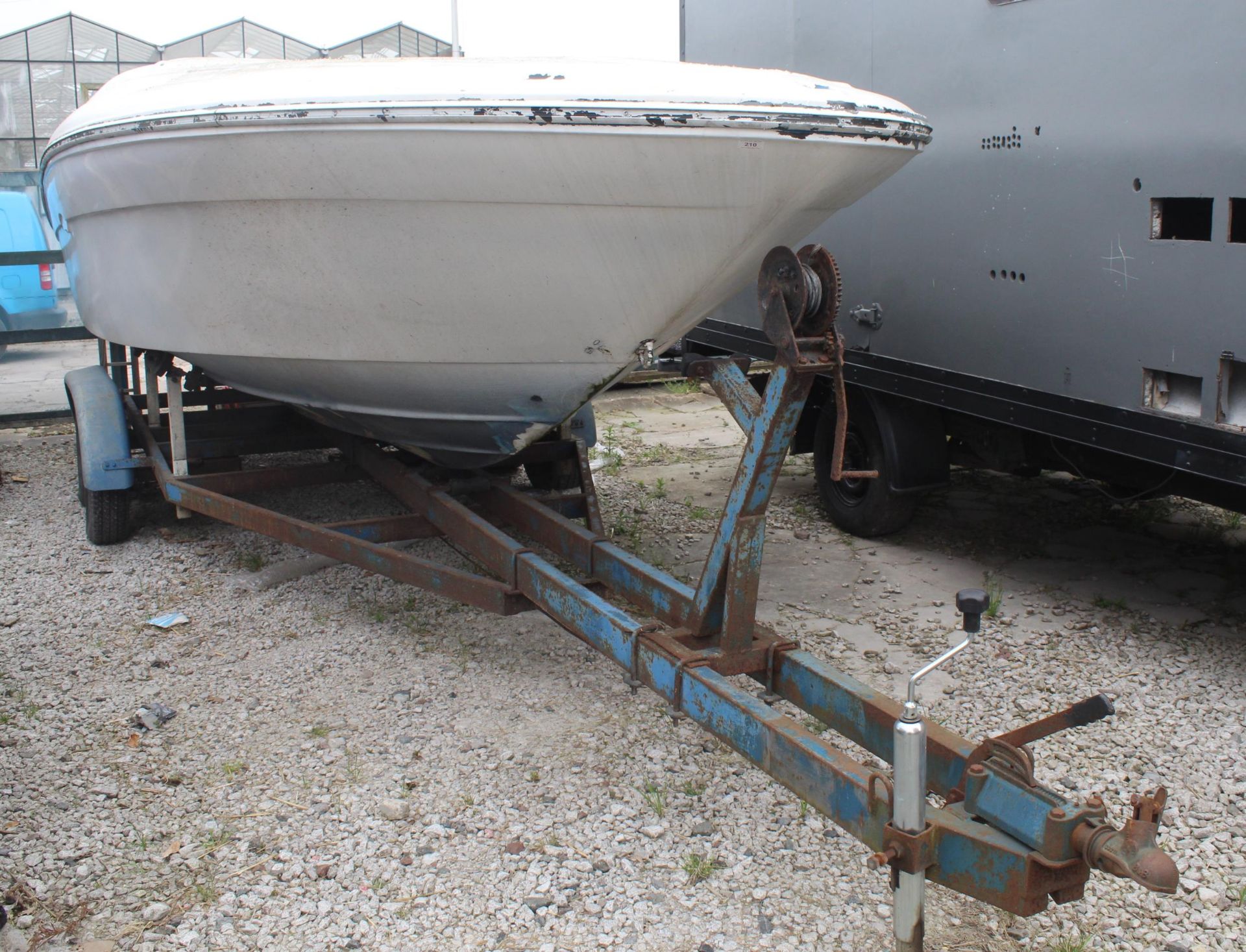 1991 SEARAY 220 WITH MERCRUISER V8/5.7 BRAVO DRIVE WITH SPEED BOAT/TRAILER NO VAT