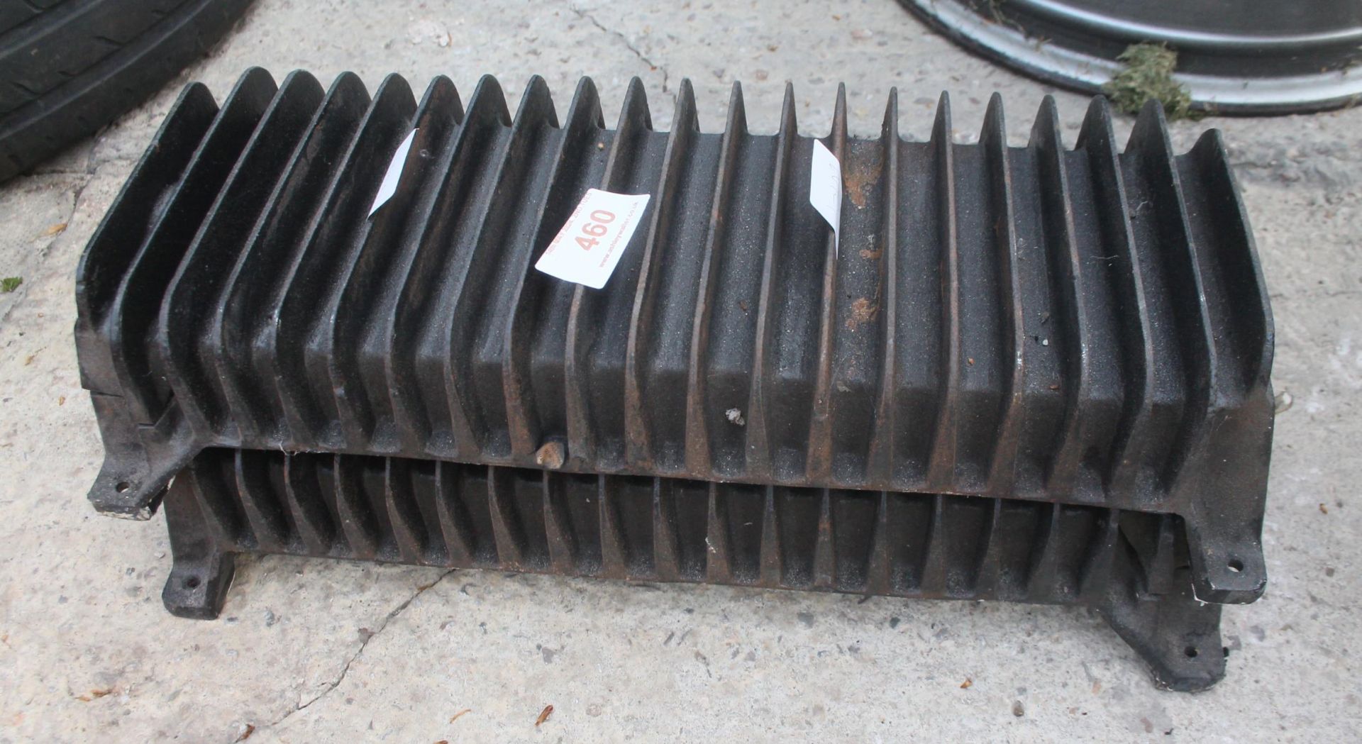 2 CAST IRON RADIATORS NO VAT