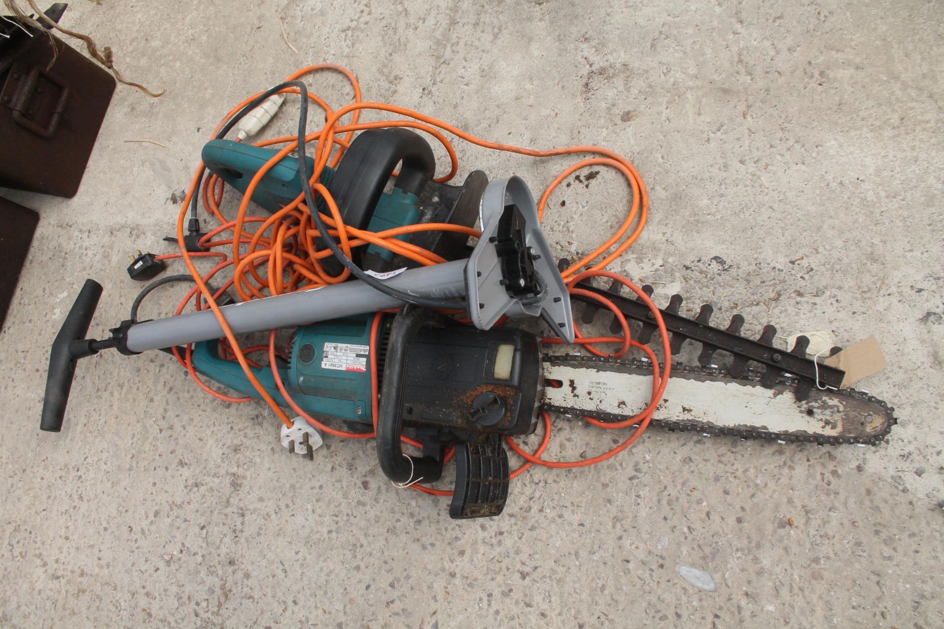 HEDGE CUTTER SAW AND HEDGE CUTTER AND PUMP + VAT