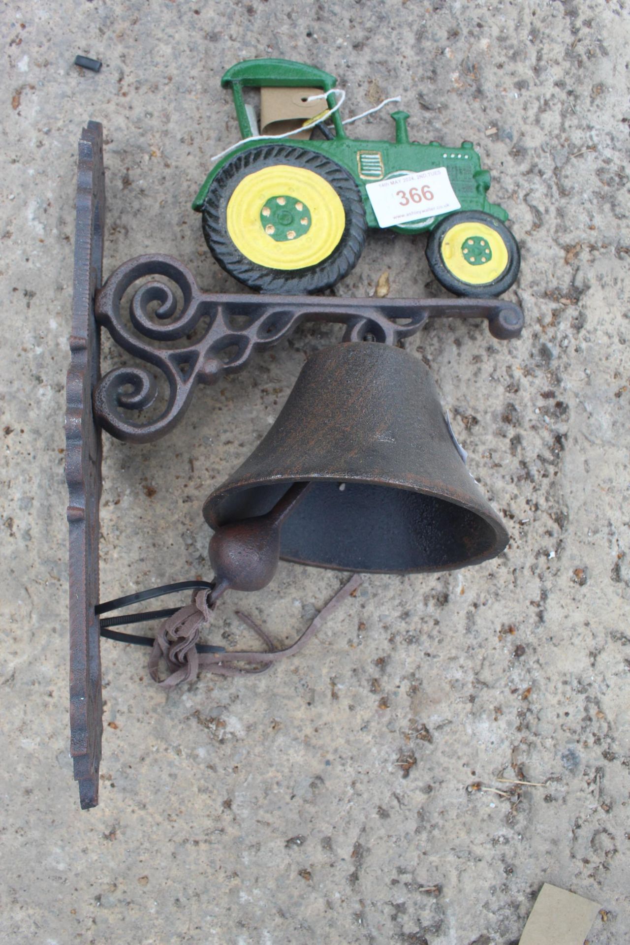 NEW CAST IRON JOHN DEERE BELL NO VAT