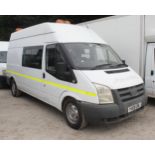 FORD TRANSIT WELFAIR UNIT TOILET FITTED REAR SEATS MICROVAWE STARTS RUNS & DRIVES + VAT WHILST ALL