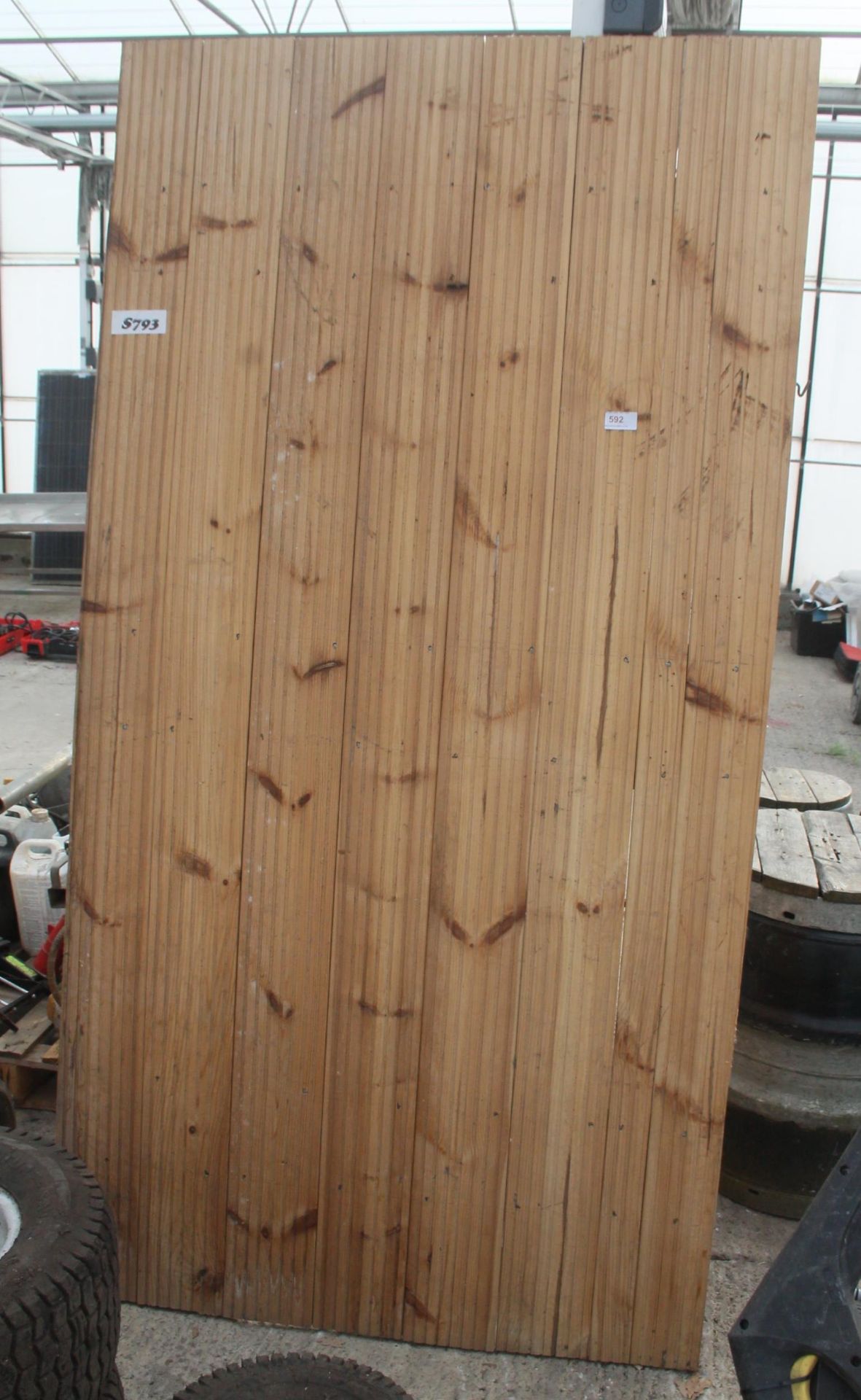 WOODEN DOOR NO VAT