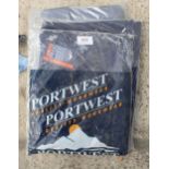 5 PARTWEST NAVY TROUSERS MIXED SIZES NO VAT