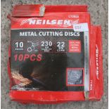 METAL CUTTING DISCS + VAT