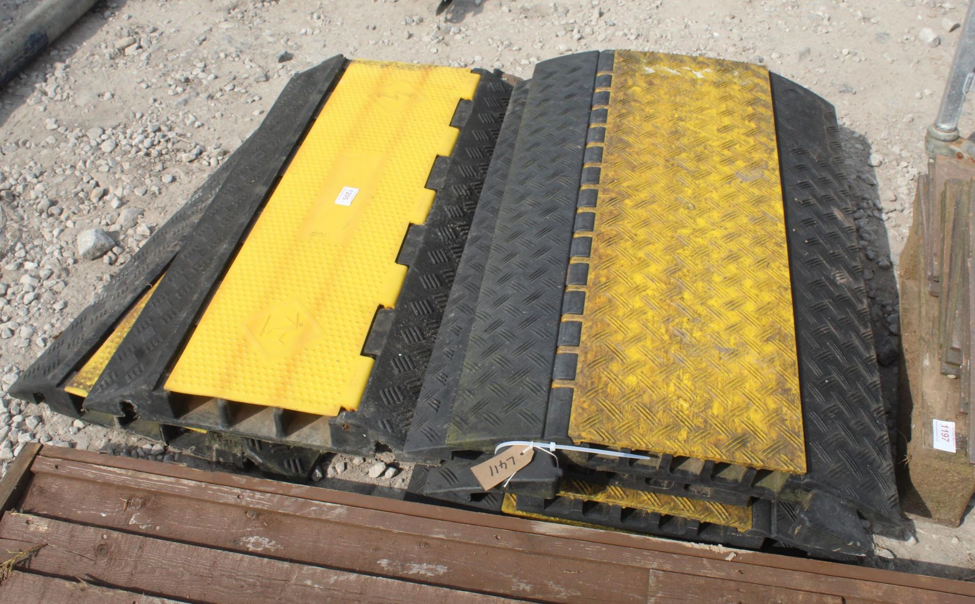 6 ROAD CABLE RAMPS / SPEED BUMP + VAT