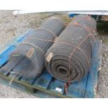 1 ROLL OF WIRE NETTING 36" HIGH X 1" MESH AND 1 ROLL 36" HIGH X 1/2" MESH NO VAT