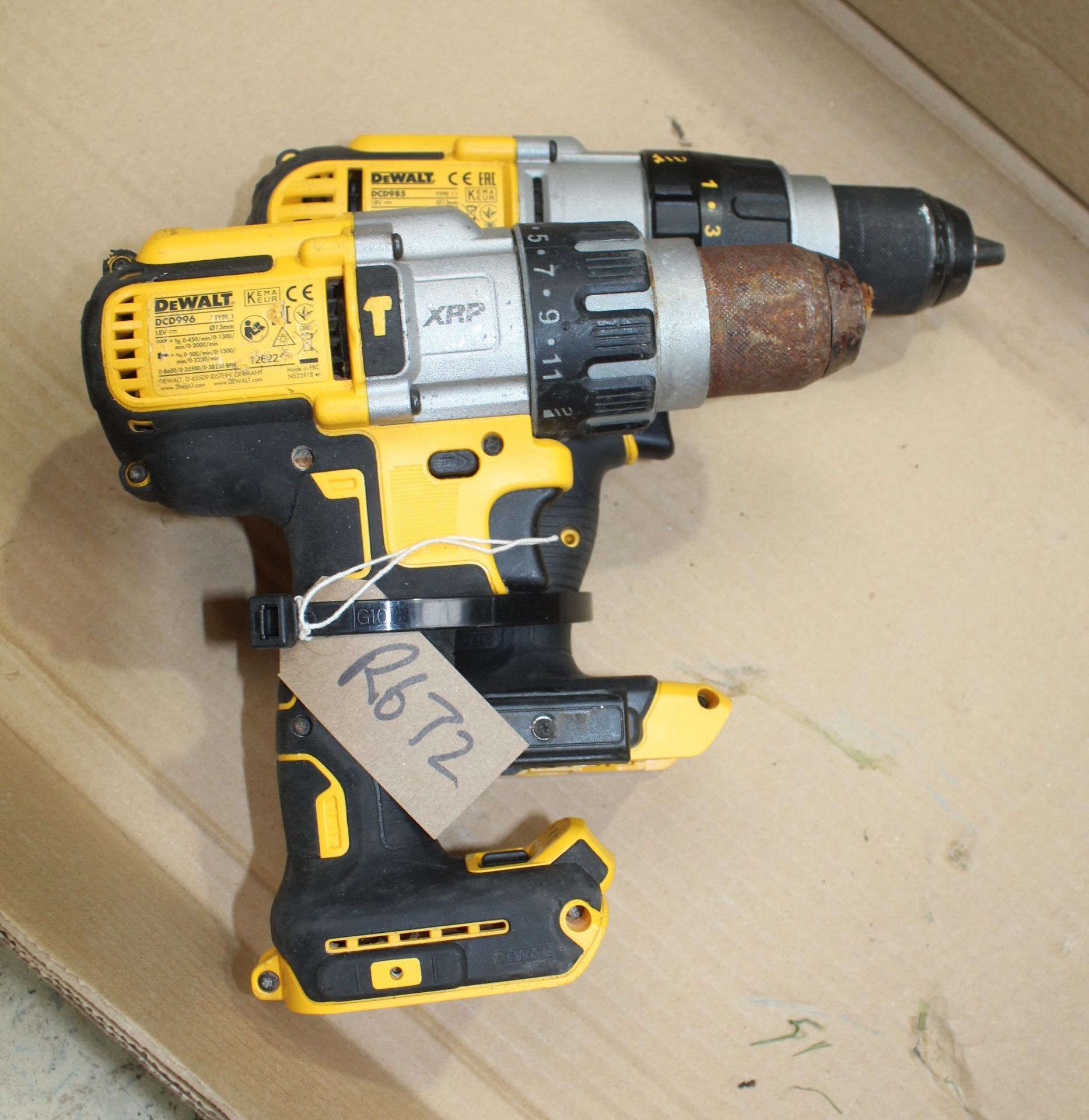 2 DEWALT DRILLS NO VAT