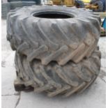 2 TYRES 21.3 - 24 + VAT