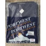 3 PARTWEST NAVY TROUSERS 40" NO VAT