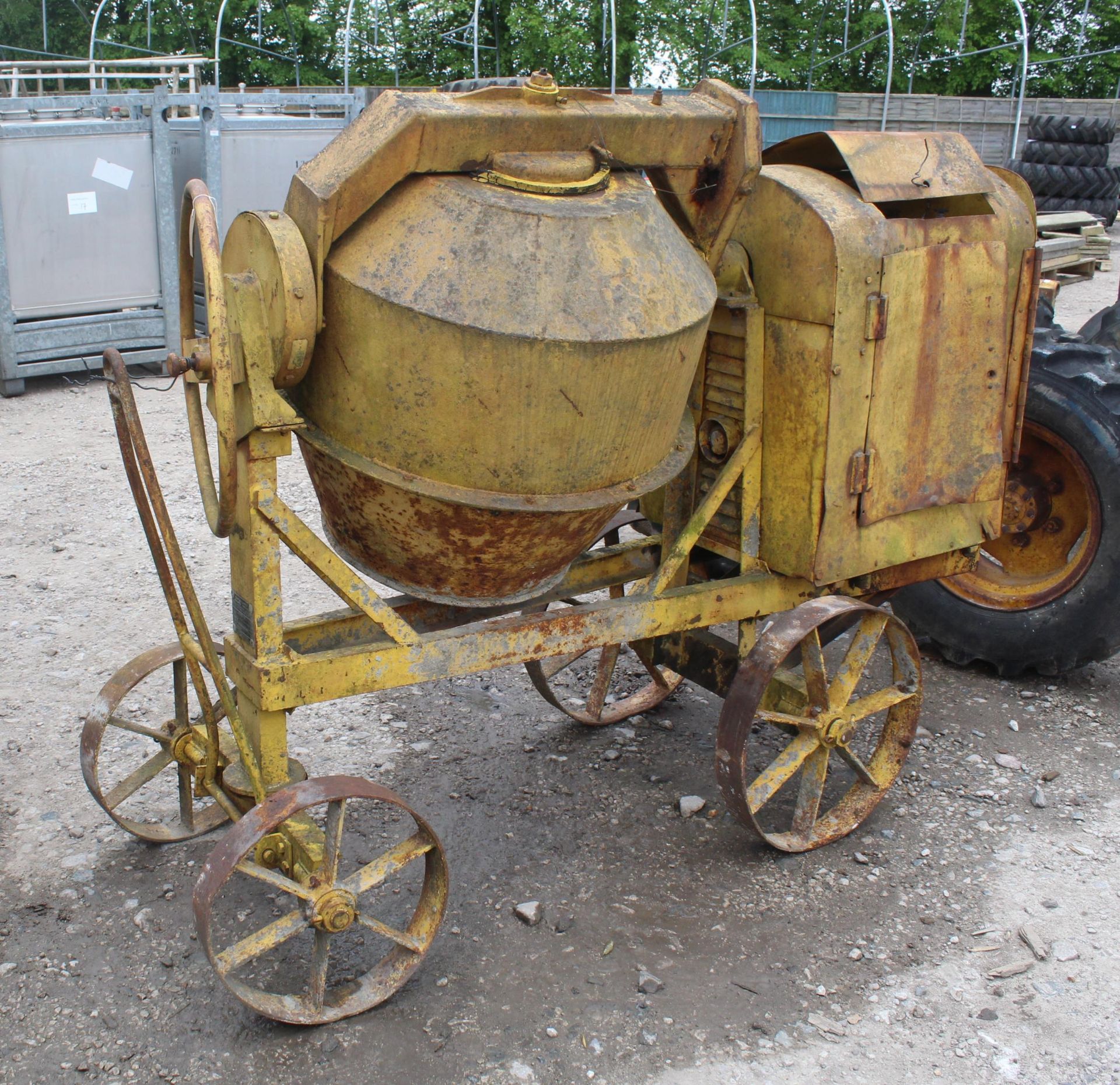 CEMENT MIXER AND LISTER ENGINE NO VAT - Image 2 of 4