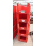 1O STACKABLE LIN BINS + VAT