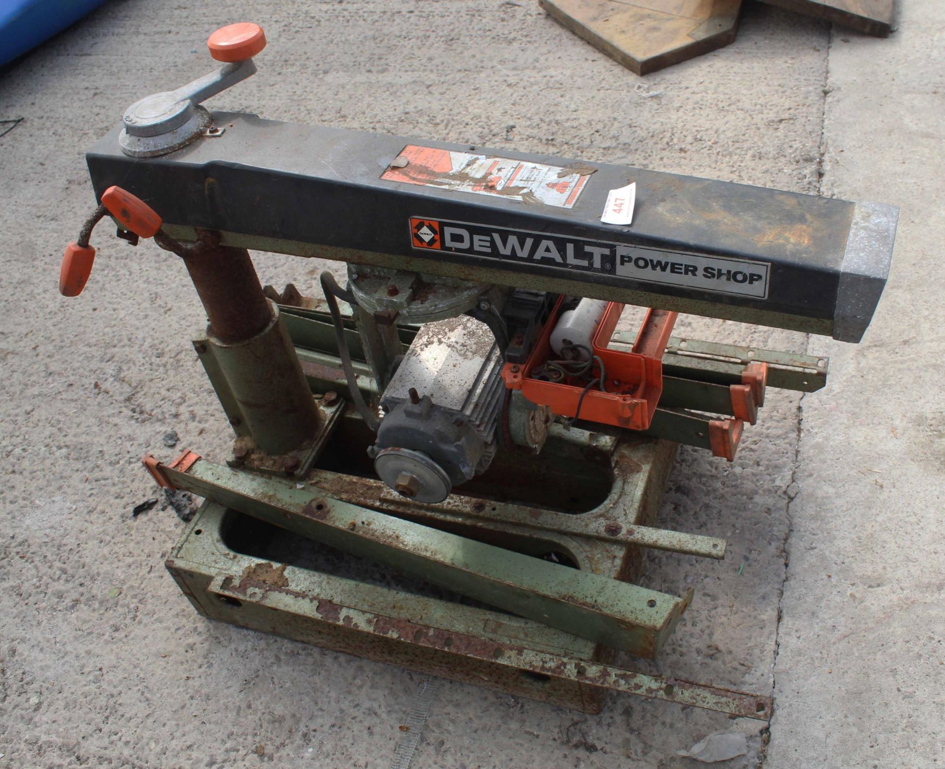 DEWALT RADIAL POWER SAW NO VAT - Image 2 of 2