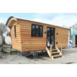 A SHEPHERDS HUT - LUXURIOUS NEW HAND CRAFTED, FULLY FINISHED BUILT FOR ALL YEAR ROUND USE HEAVILY