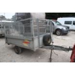 BATESON TRAILER WITH MESH SIDE NO VAT