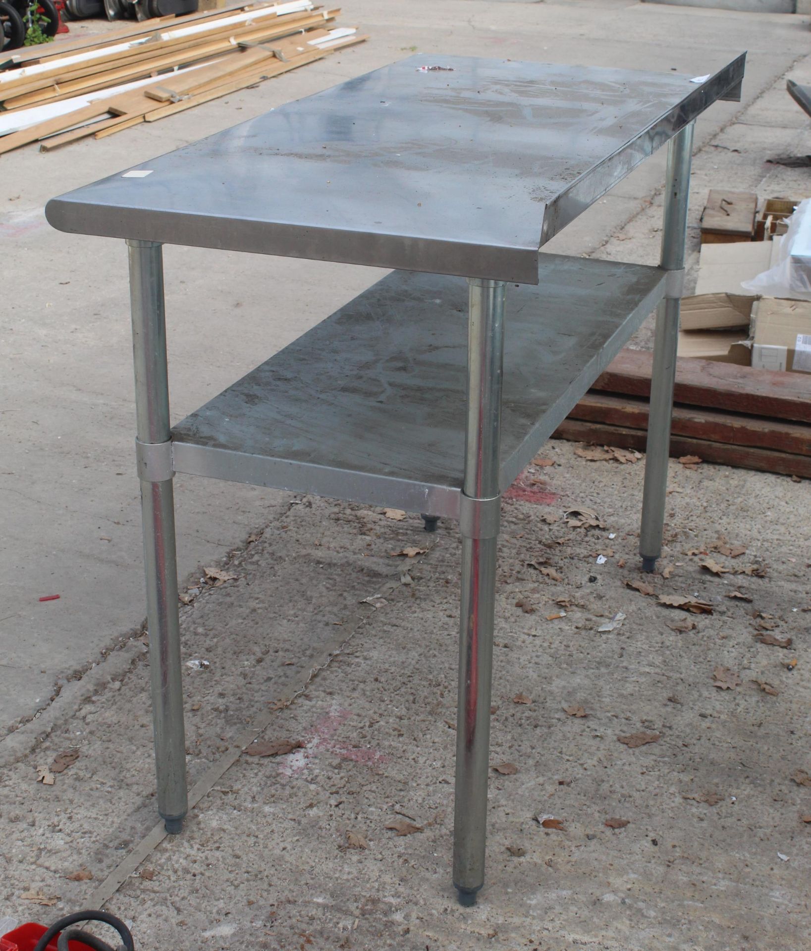 STAINLESS TABLE NO VAT - Image 2 of 2