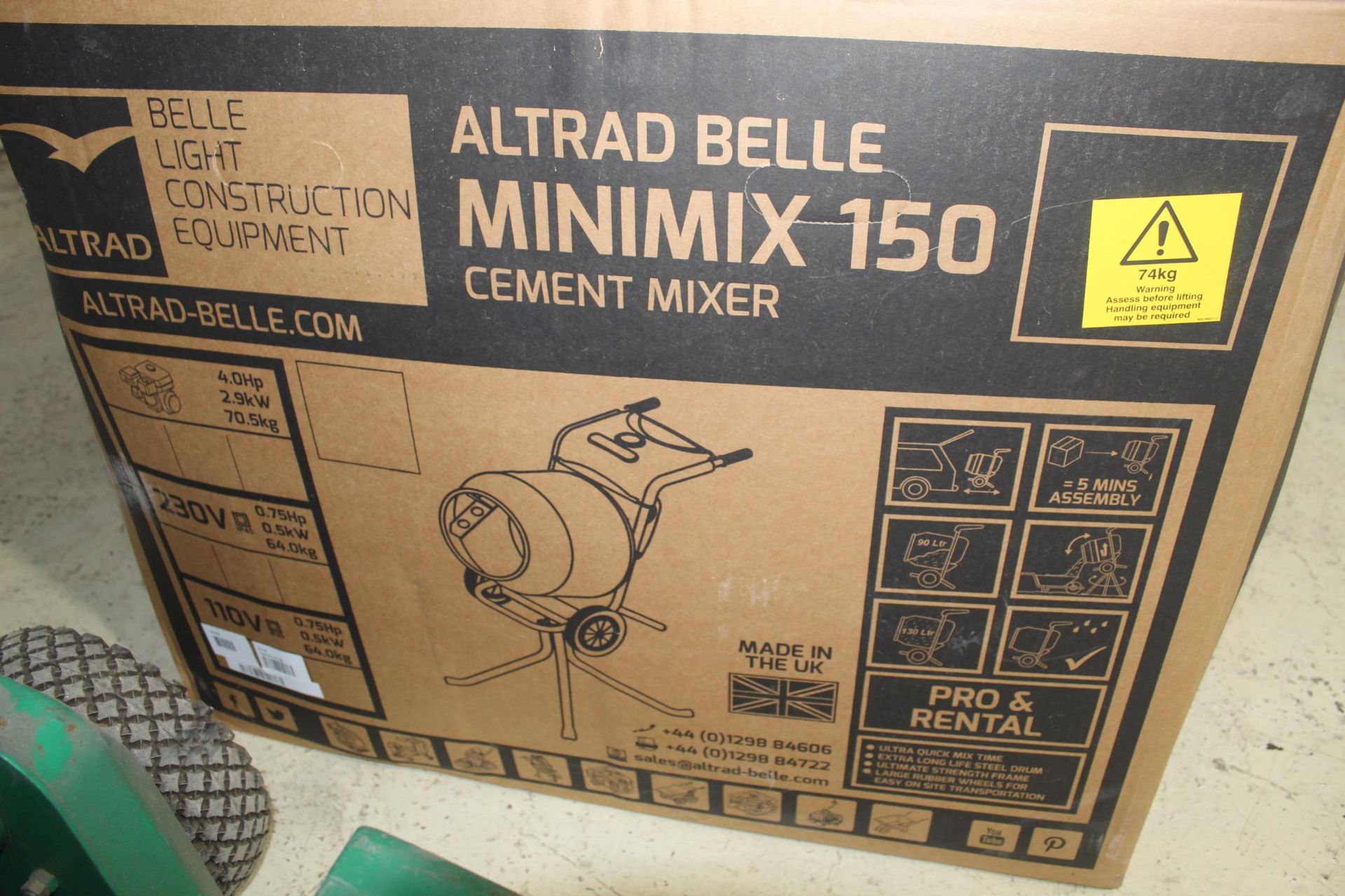 BELLE MINI MIX 150 MIXER , STILL IN CARDBOARD BOX NO VAT - Image 2 of 4