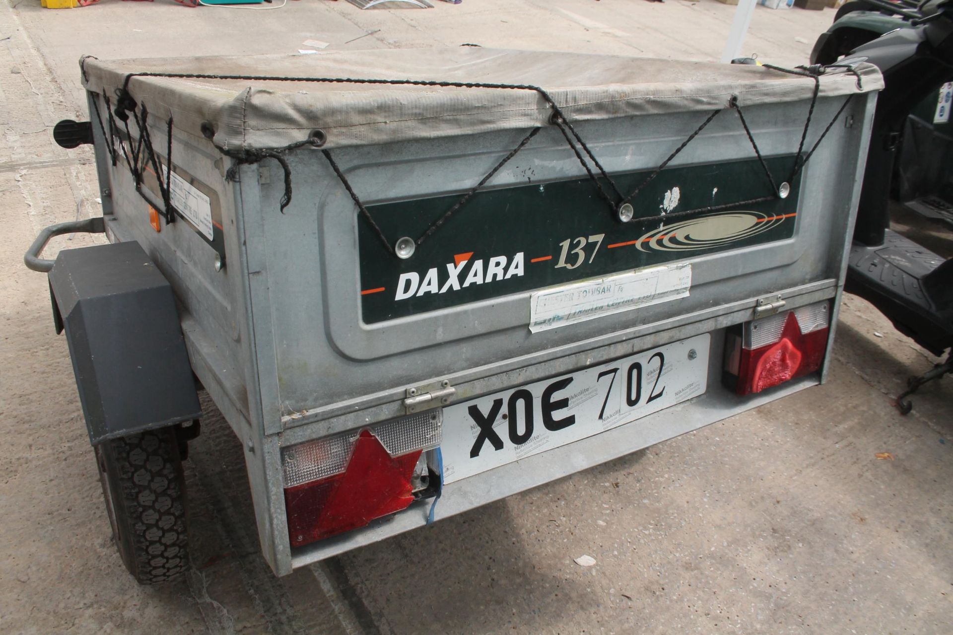 DAXARA 137 CAR TRAILER NO VAT - Image 2 of 2