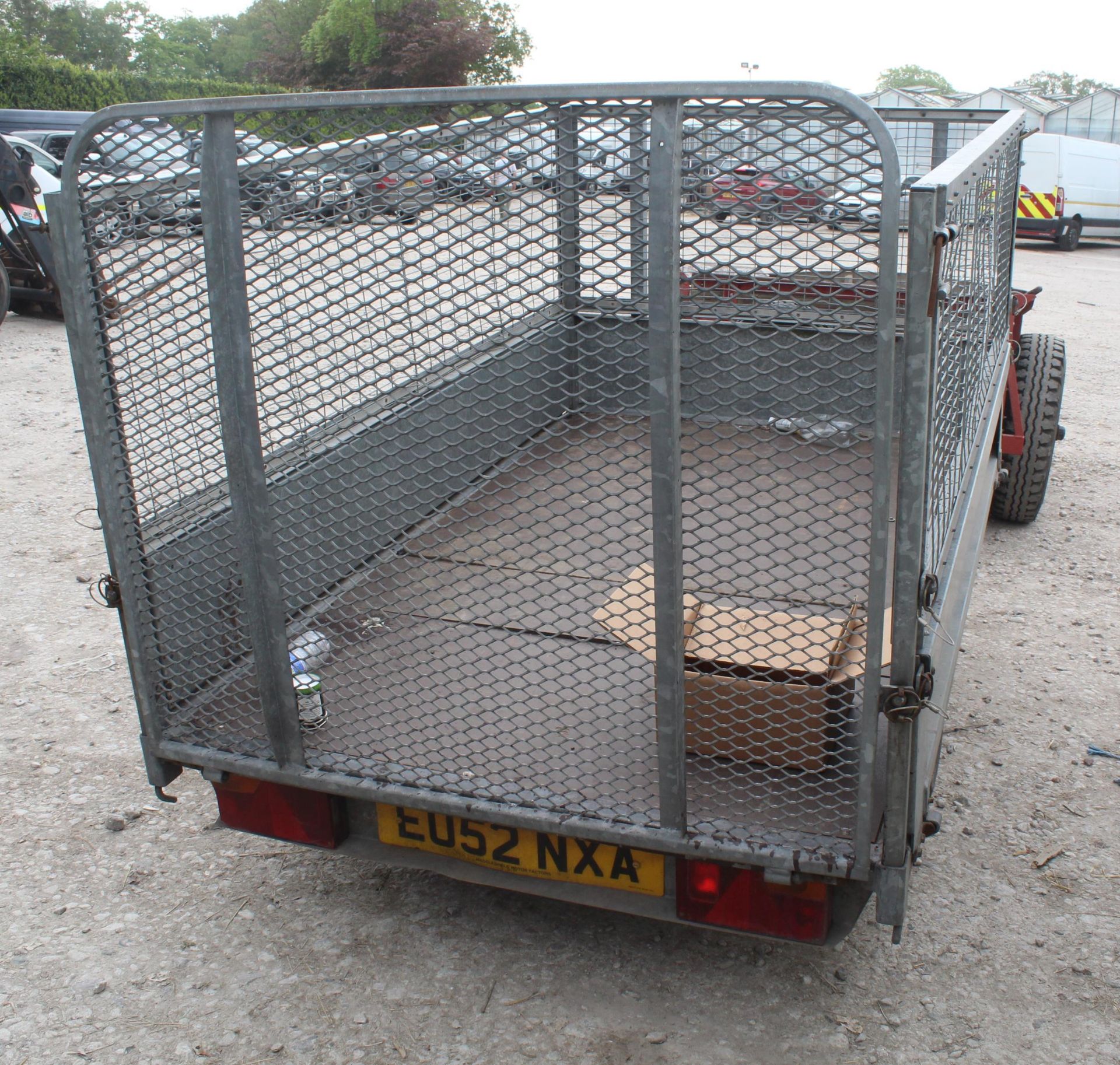 BATESON TRAILER WITH MESH SIDE NO VAT - Image 2 of 4
