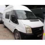 FORD TRANSIT WELFAIR UNIT TOILET FITTED REAR SEATS MICROVAWE STARTS RUNS & DRIVES + VAT WHILST ALL