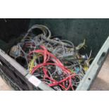 LARGE QUANTITY OF COPPER CABLE, FLEXIBLE BUSBARS, BRASS SWITCH GEAR. APPROX 150 kg (content weight