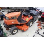 KUBOTA GLO DIESEL RIDE ON MOWER IN WORKING ORDER NO VAT