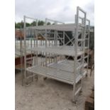 3 ALUMINIUM RACKS NO VAT