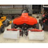 JACOBSEN TEXTRON TRIKING 1900D RIDE ON MOWER RECENTLY SERVICED IN WORKING ORDER NO VAT