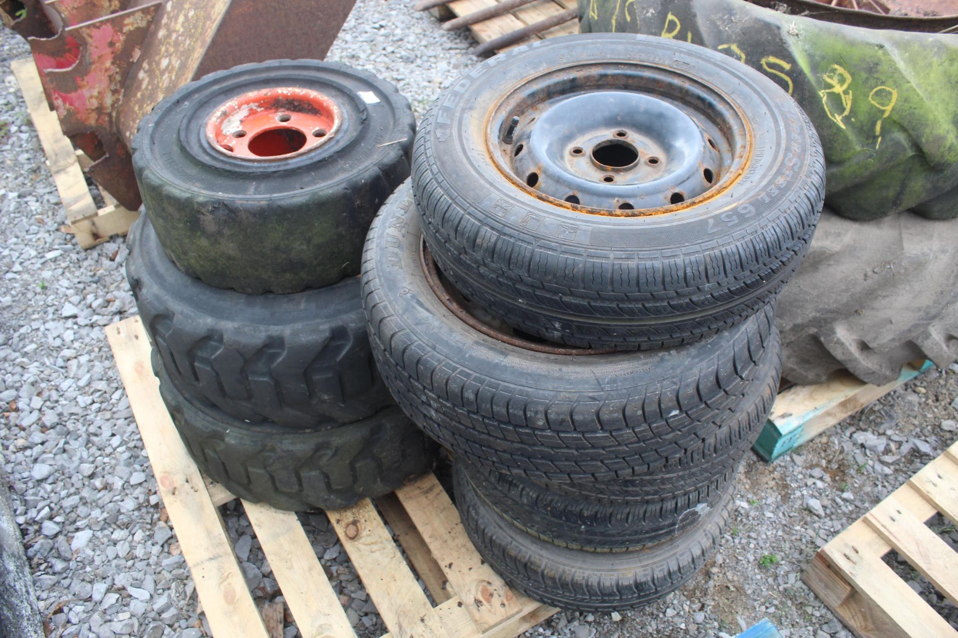 8 WHEELS AND TYRES NO VAT