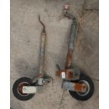 2 JOCKEY WHEELS NO VAT