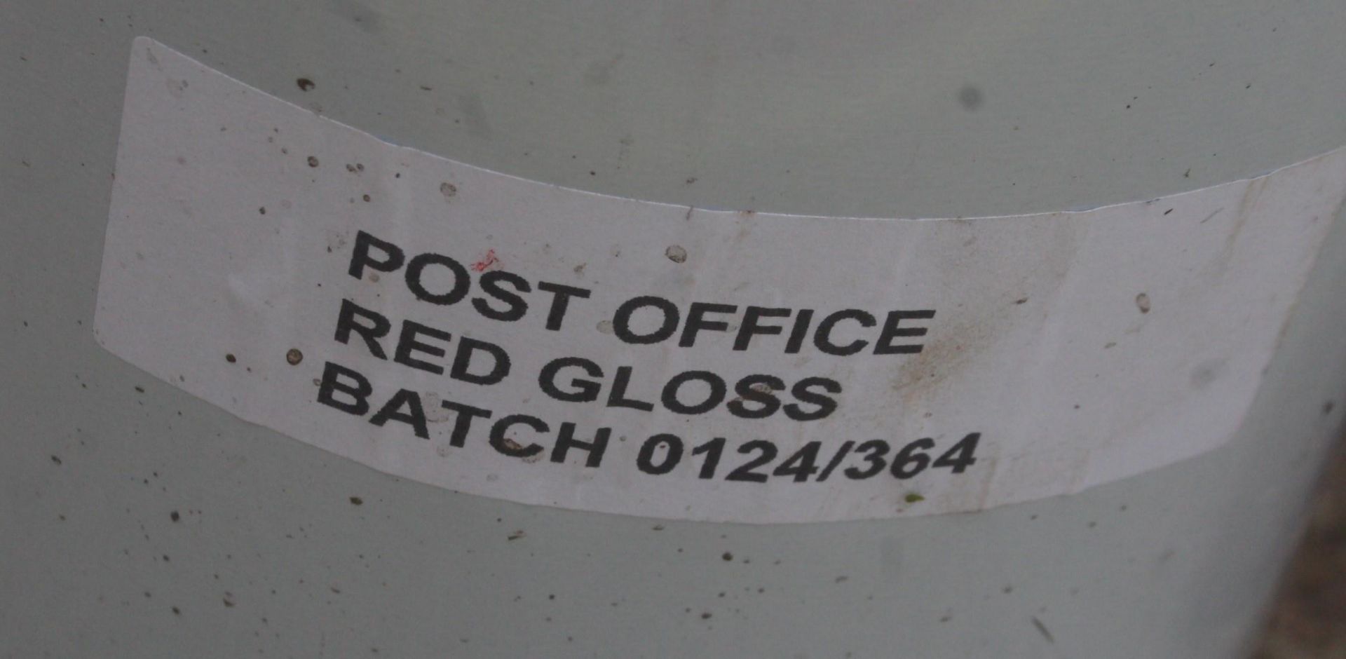 2 POST OFFICE RED PAINT 5 LTR + VAT - Image 2 of 2