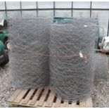 5 ROLLS OF CHICKEN WIRE NO VAT