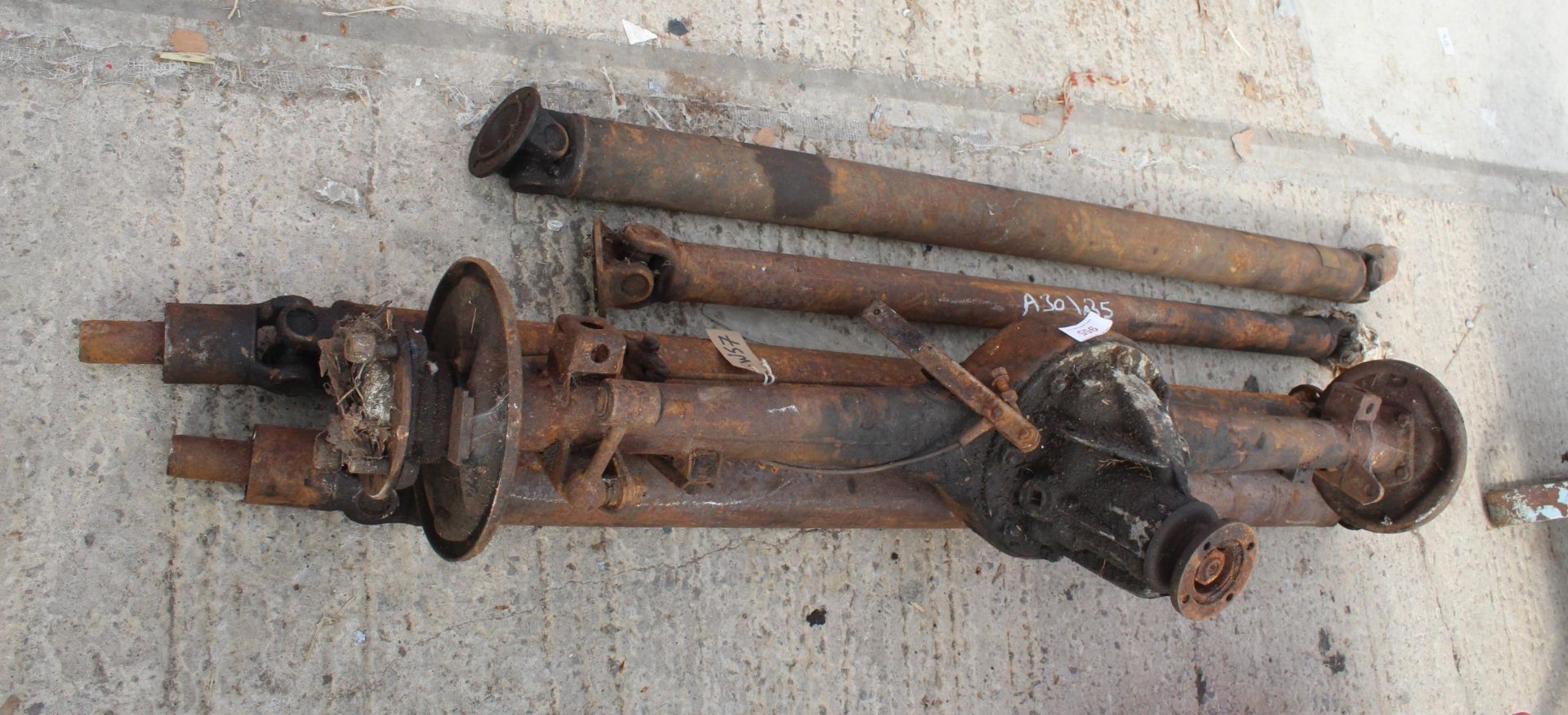 BACK AXLE PROP SHAFTS NO VAT