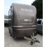 EQUI-TREK SPACE TREKA SIDE LOADING HORSE TRAILER NO VAT