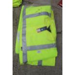 2 XL HI VIZ COAT NO VAT