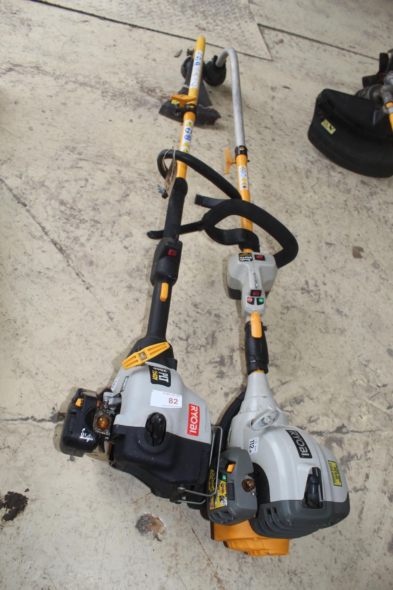 2 RYOBI STRIMMERS + VAT