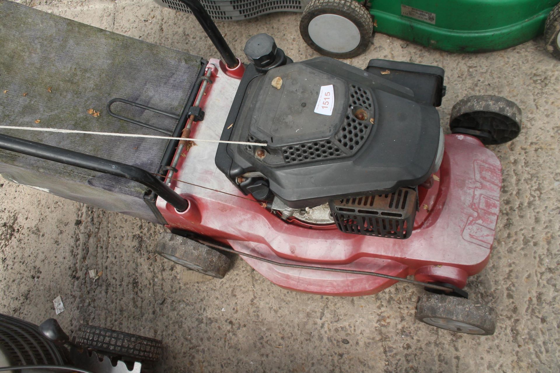 RED LAWN MOWER NO VAT - Image 2 of 2