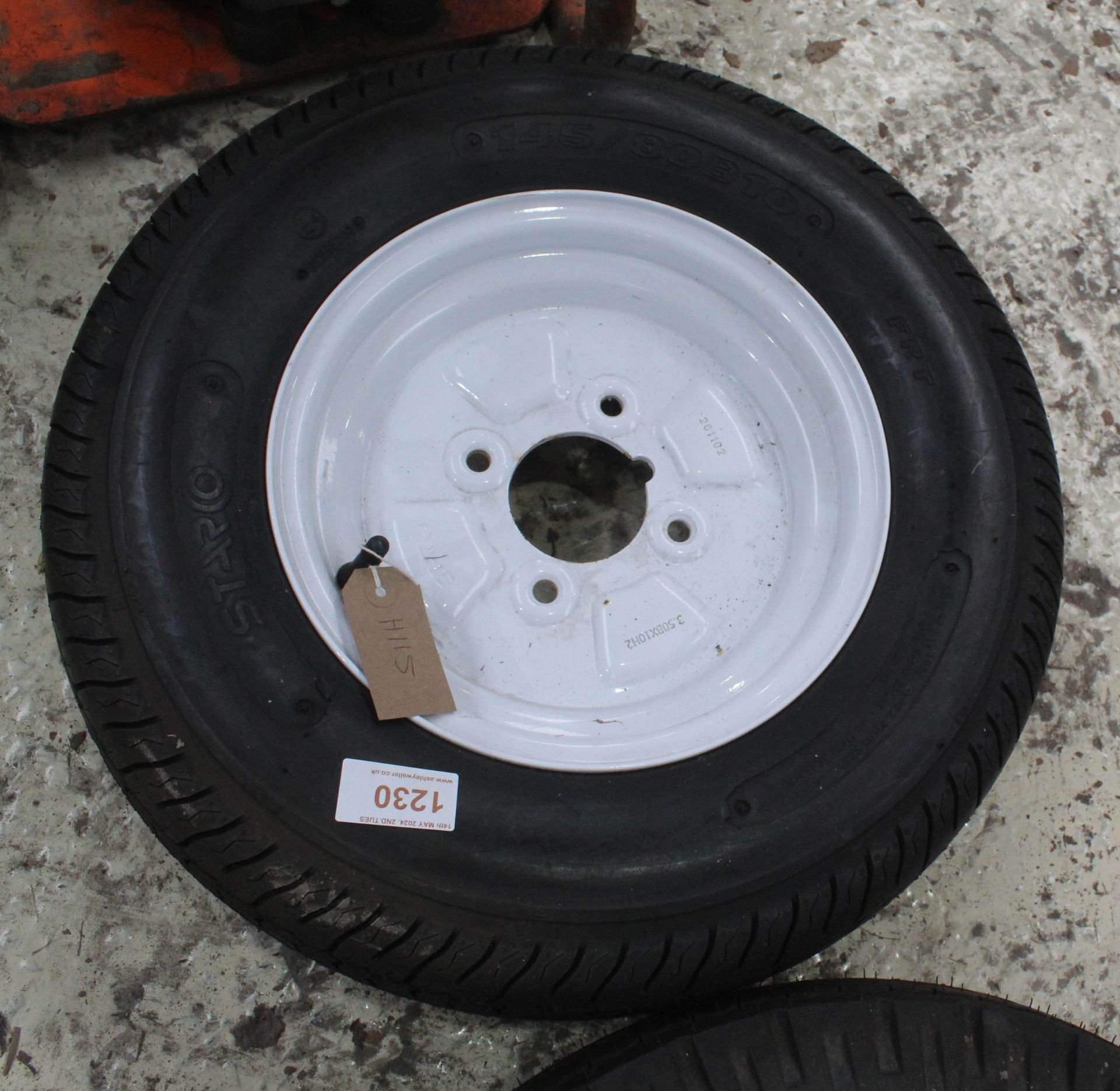 NEW TRAILER WHEEL RADIAL IN WORKING ORDER NO VAT