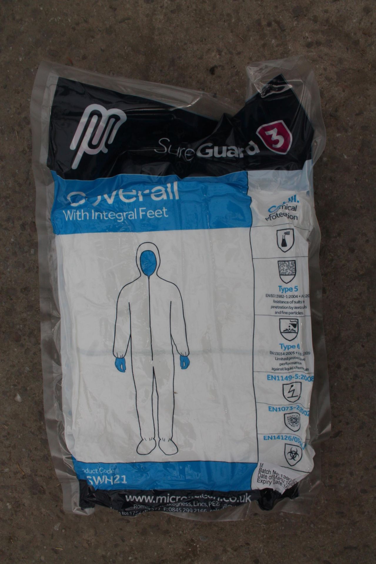 4 BOXES OF DISPOSABLE OVERALLS NO VAT - Image 3 of 3